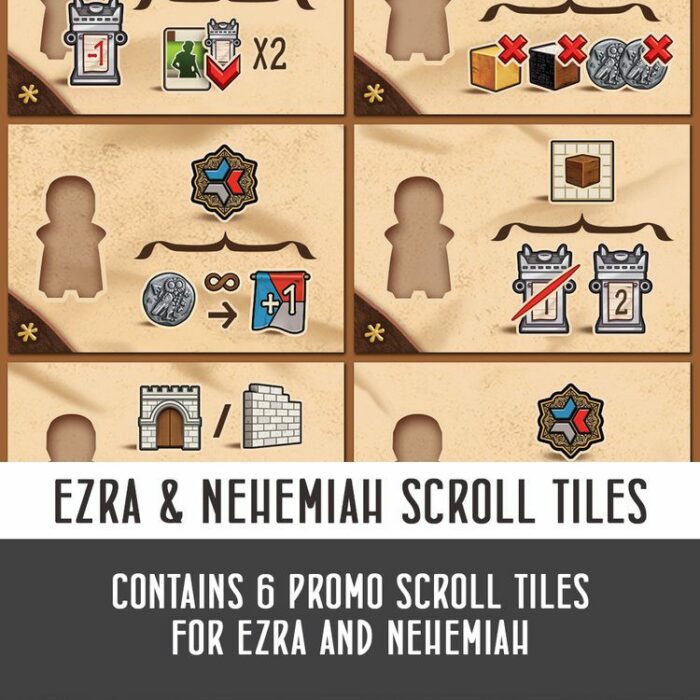 Ezra and Nehemiah 2023 Kickstarter Scroll Tiles Promo - Image 1